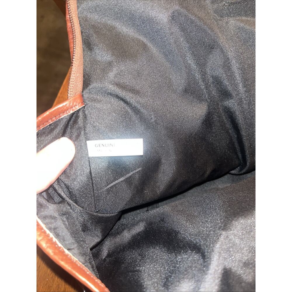 Vintage Leather Travel Bag Overnight Bag Soft Made In Columbia Satchel Large - Picture 5 of 7